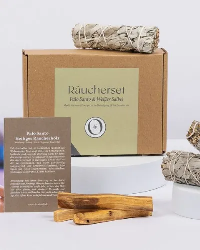 Oh Shanti Oh Shanti Räucher-Set Palo Santo & Weißer Salbei