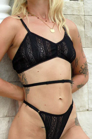 Anekdot Anekdot Damen vegan Bralette Darling Ãœberkreuzter Niedriger RÃ¼cken