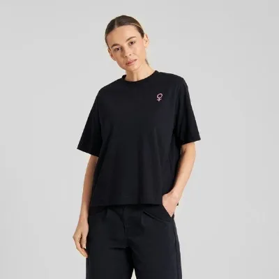 Dedicated DEDICATED Damen T-Shirt Vadstena Femme Leaf