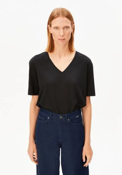 ARMEDANGELS ARMEDANGELS V-NECK Damen T-Shirt aus TENCEL Lyocell Mix