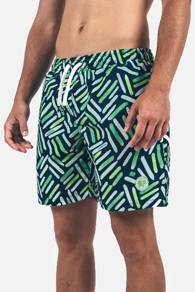 Trendsplant Trendsplant Herren vegan Badehose Strokes Seegras