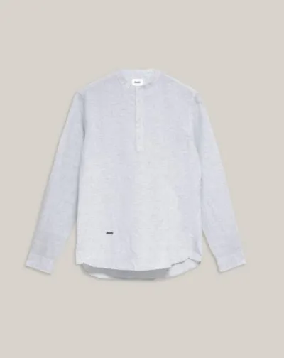 Brava Fabrics Brava Fabrics Slub Henley Hemd Blue