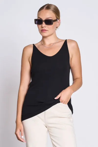 JAN N JUNE JAN 'N JUNE Damen vegan Slip Top Triangle Flow