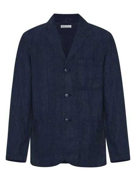 KnowledgeCotton Apparel KnowledgeCotton Apparel Lockerer Blazer aus Bio-Leinen
