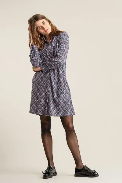KOMODO KOMODO Damen vegan Kleid Perle Lila