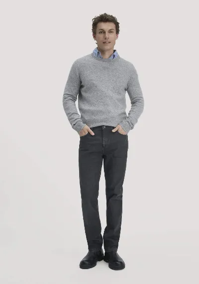 hessnatur hessnatur Herren Jeans BEN Regular Straight BETTER RECYCLING aus Bio-Denim - schwarz