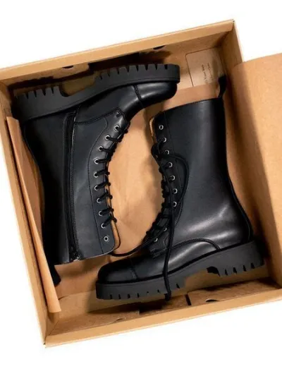 Will's Vegan Shop Will's Vegan Shop Track Sole 10 Eye Stiefel Damen