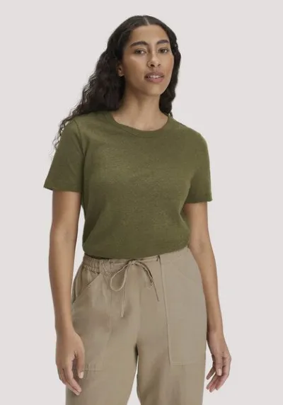 hessnatur hessnatur T-Shirt Relaxed aus Leinen und Bio-Baumwolle