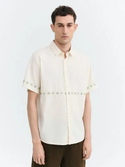 thinking mu thinking mu Herren Shirt - Embroidery Tom - aus Bio-Baumwolle