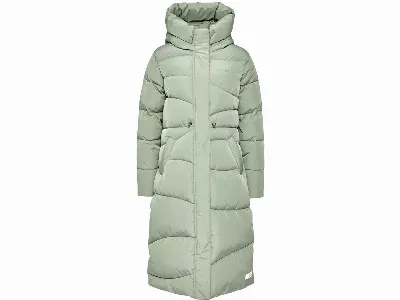 MAZINE MAZINE Damen-Steppmantel Wanda mit Rippenbündchen, sea green,