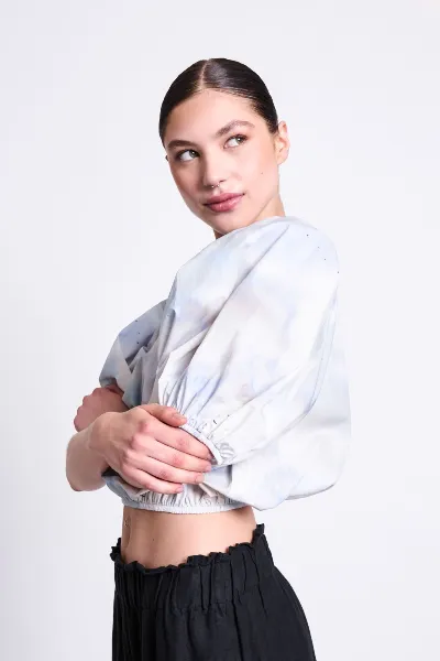 JAN 'N JUNE Bluse Laide Hellblau