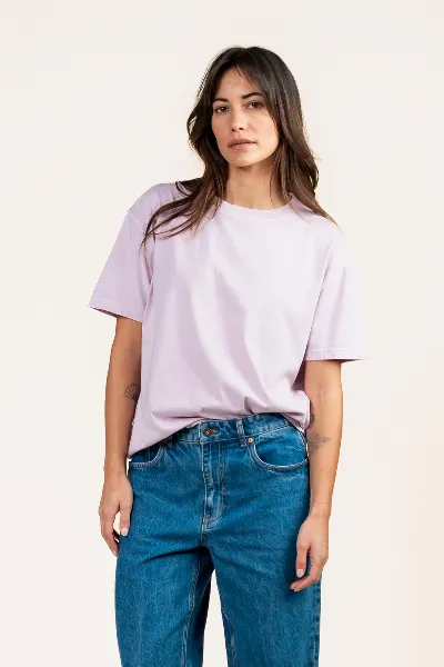 Kuyichi Kuyichi Damen vegan T-Shirt Faye Dusty Pink