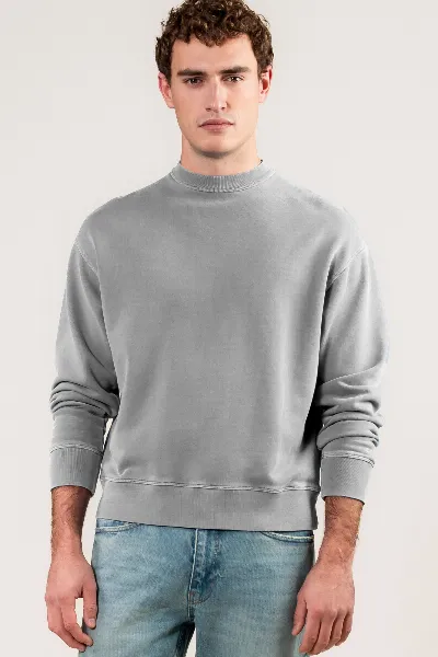 Kuyichi Kuyichi Herren vegan Sweatshirt Jimi Aschgrau