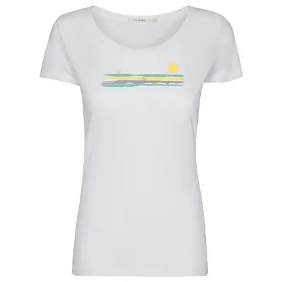 GreenBomb GREENBOMB Print T-Shirt Bike Art Road Loves