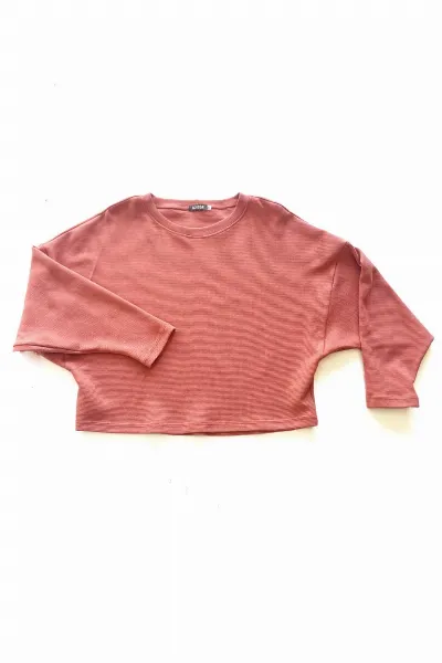 WiDDA WiDDA Damen vegan Sweater Waver Apricot