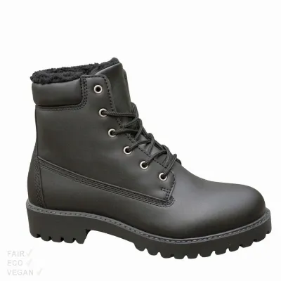 Shoezuu Vegan Shoezuu Tim Boots Winter Edition black mono