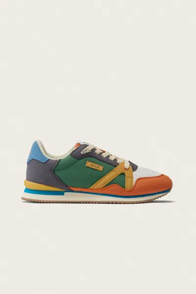 Odaje Odaje Herren vegan Sneaker Andre Terrakotta/Elfenbein/Senf