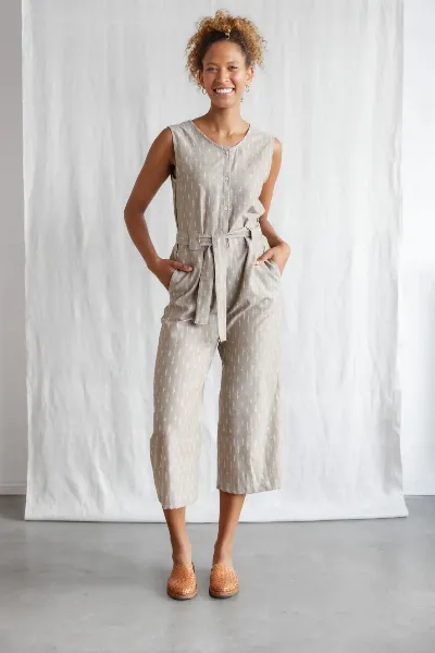 Jyoti Fair Works Jyoti Fair Works Damen vegan Jumpsuit Daksha Beige/