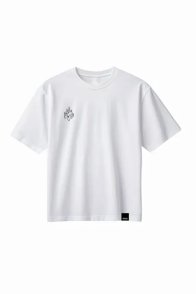 Kintobe Kintobe Damen vegan T-Shirt Nova Boxy Fit WeiÃŸ
