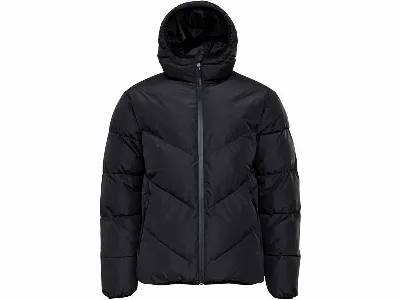 MAZINE MAZINE Herren-Steppjacke Duns Puffer mit Kapuze, black,