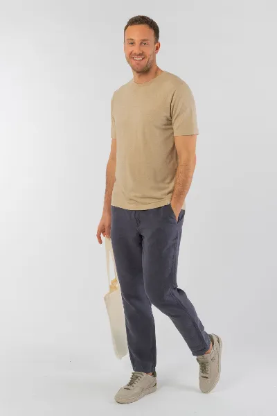 HempAge Slim Fit T-Shirt aus Hanf & Bio Baumwolle