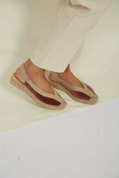 Momoc Momoc Damen vegan Sandalen Pedraza Rosa