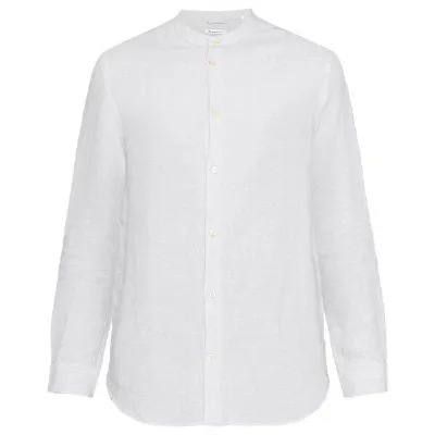 KnowledgeCotton Apparel KnowledgeCotton Apparel Langarm-Hemd Costum Fit Linen