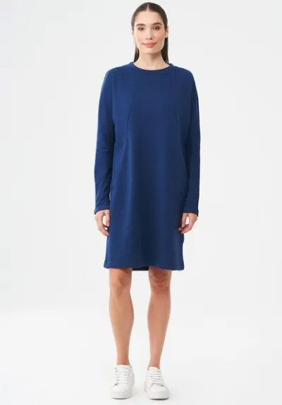 ORGANICATION ORGANICATION Sweatkleid aus Bio-Baumwolle & Modal mit recyceltem Polyester