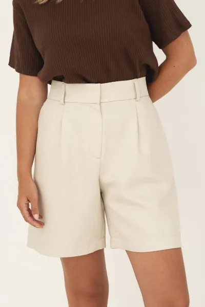 Näz Näz Damen vegan Kurze Hosen Elise White