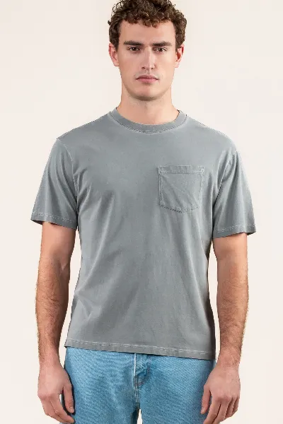 Kuyichi Kuyichi Herren vegan T-Shirt Ralph Ash Grey