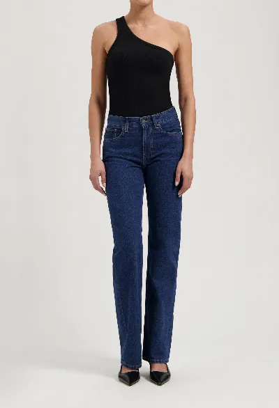 MUD Jeans MUD Jeans Damen vegan Jeans Mid Loose Jamie Stone Indigo