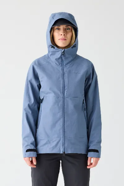 KnowledgeCotton Apparel KnowledgeCotton Apparel Damen vegan Jacke Vent Canvas 270 Shell Vintage Indigo