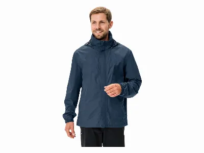 Vaude VAUDE Herren-Outdoorjacke Escape Light jacket mit sep. Kragen, dark sea uni,
