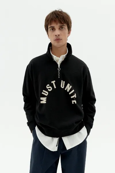 thinking mu Thinking MU Herren vegan Sweatshirt Must Unite Gallagher