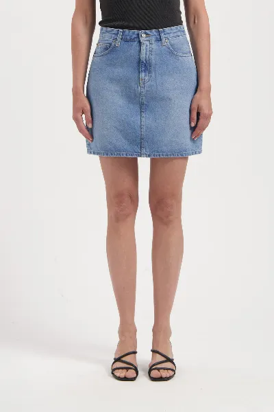 MUD Jeans MUD Jeans Damen vegan Minirock Audry Light Stone Vintage