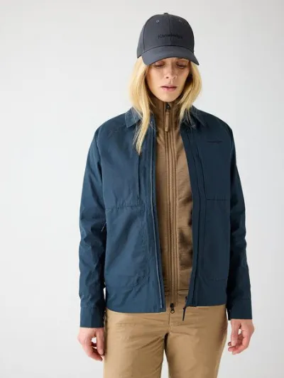 KnowledgeCotton Apparel KnowledgeCotton Apparel Jacke VENT CANVAS 200 aus Bio-Baumwolle - Damen