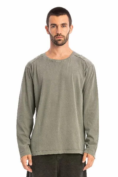RAVENS VIEW IBIZA RAVENS VIEW IBIZA Herren vegan T-Shirt Terra Ls Dust Olive