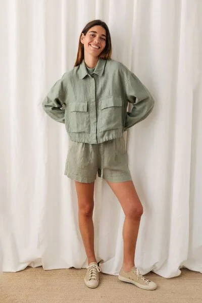 TWOTHIRDS TWOTHIRDS Jacke Vegan Hiengabat aus 100% Leinen