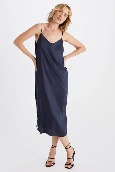 Neu Nomads Neu Nomads Damen vegan Kleid Easy Slip Midnight