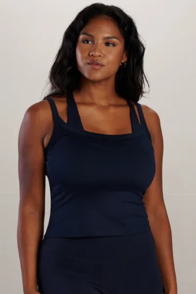 SEAAV SEAAV Damen vegan Tank Top Dune Mitternachtsblau