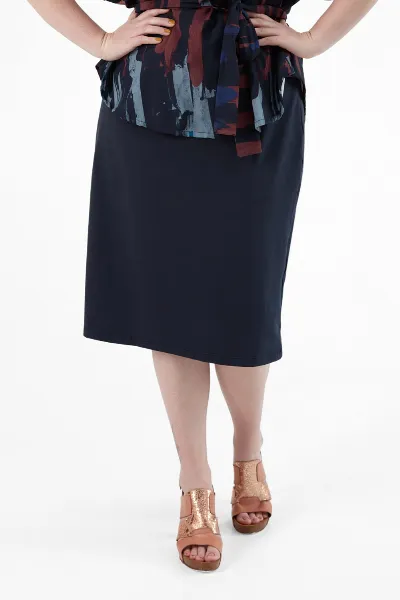 Widda Widda Damen vegan Rock Basic Marineblau