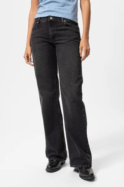 Nudie Jeans Jeans Wide Heidi Slow Black