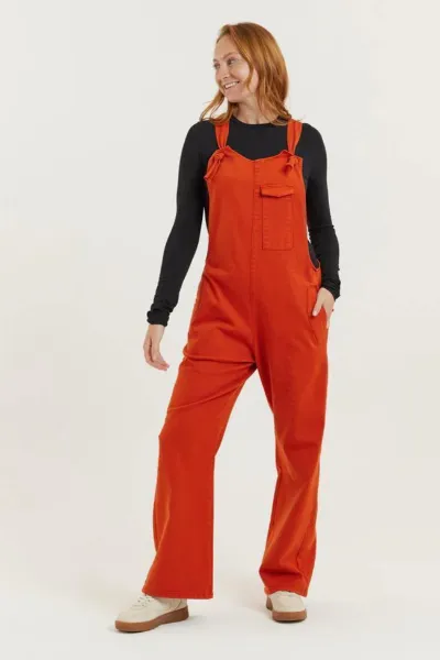 Flax and Loom Flax and Loom Damen vegan Dungaree Tencel Mary Lou Gebranntes