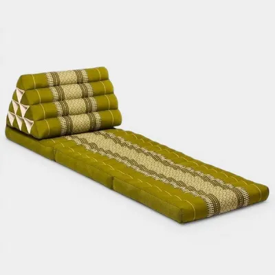 Der Lindwurm Der Lindwurm Thai Yogamatte- Dreieckskissen mit Kapokfüllung