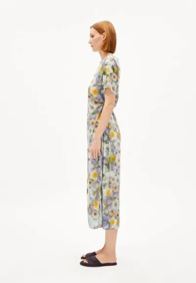 ARMEDANGELS ARMEDANGELS SEDISAA GREEN GARDEN Damen Webkleid aus TENCEL Lyocell Mix