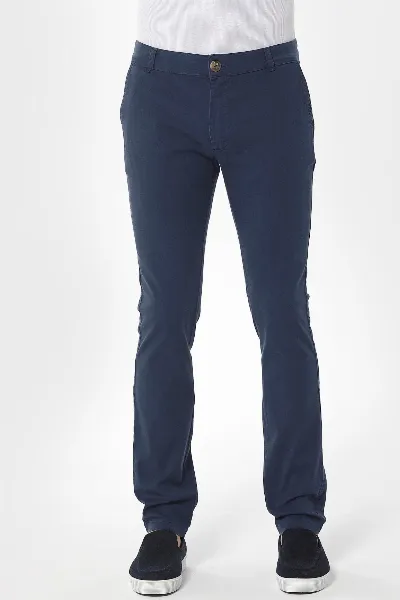 ORGANICATION ORGANICATION Herren vegan Chino Hose Slim Navy Blau