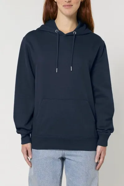 UNIPOLAR UNIPOLAR Herren vegan Hoodie Basic Crossing French Navy