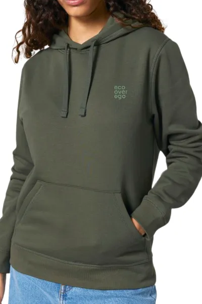 Inaska Inaska Herren vegan Hoodie Signature Eco Khaki Sage