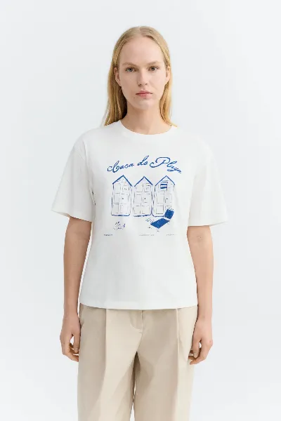 thinking mu Thinking MU Damen vegan T-Shirt Lena Beach House Oversize