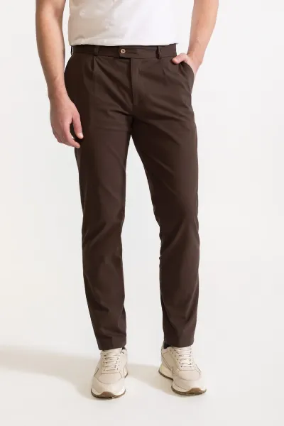 De IONESCU De IONESCU Herren vegan Hose Chesler Dunkel